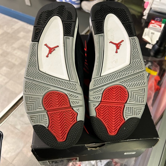 Size men’s - Nike Air Jordan 4 Retro SE Black Canvas Men's Shoes CLEAN - Picture 8 of 9